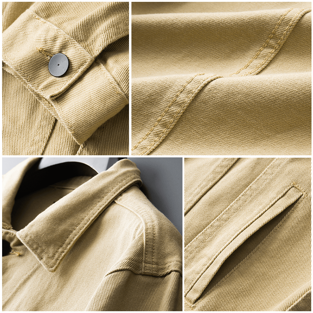 Casual Cargo Denim Jacket