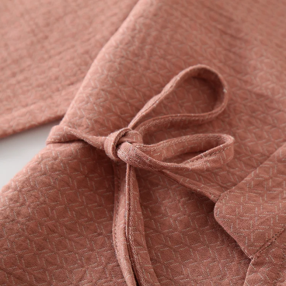 Cotton Gauze Kimono Couple Pajama Set