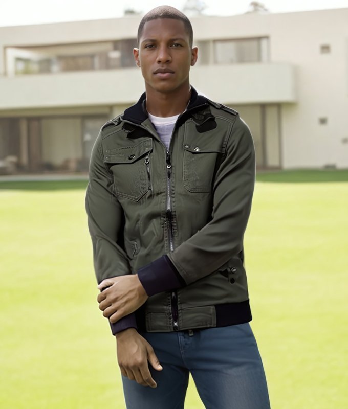 Autumn Cargo Cotton Military Jacket