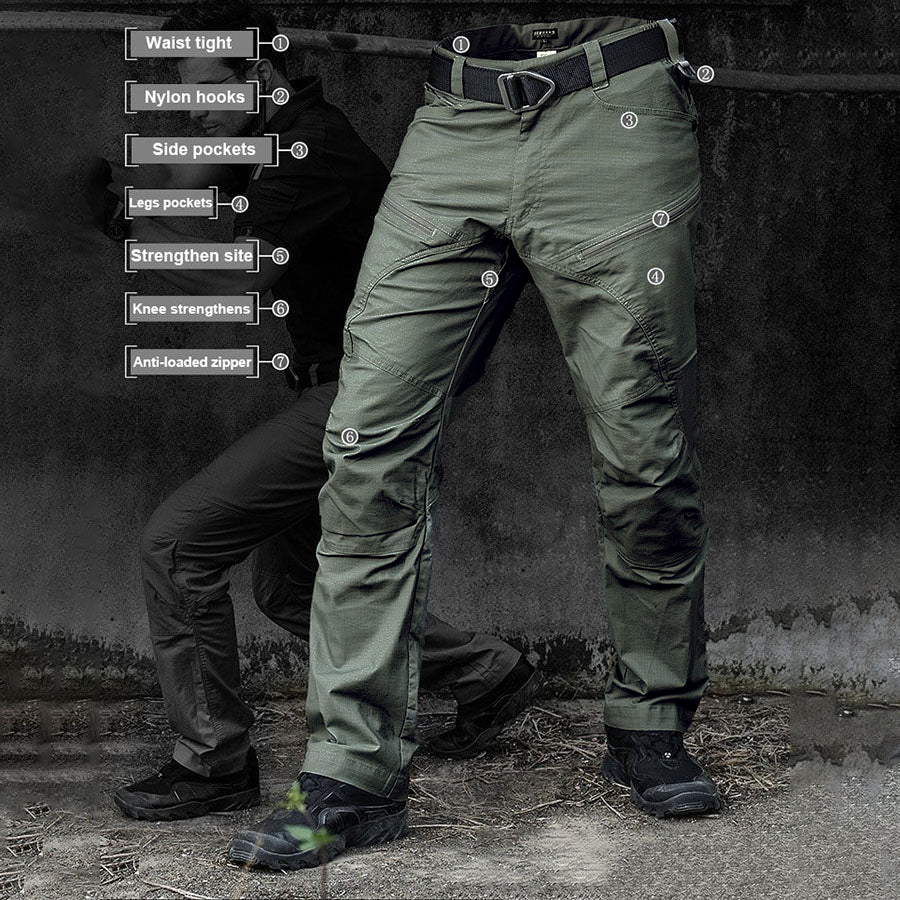 Men's Urban Pro Stretch Tactical Trousers Army Green