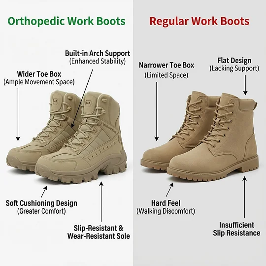 Orthopedic Anti Puncture Work Boots