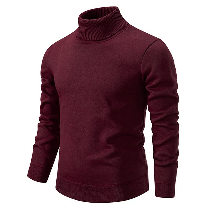 Men's Soft Wool Turtleneck