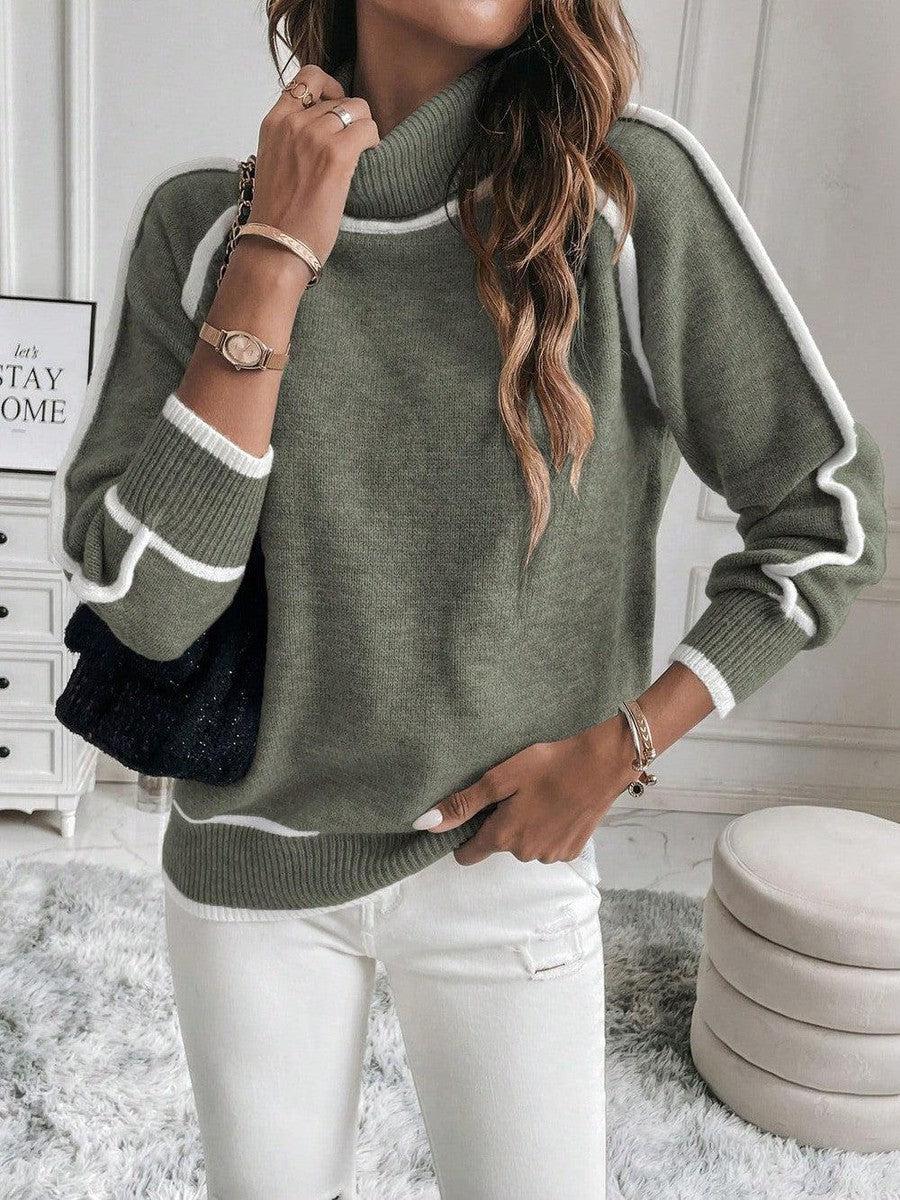 Olive™ | Green Comfortable jumper