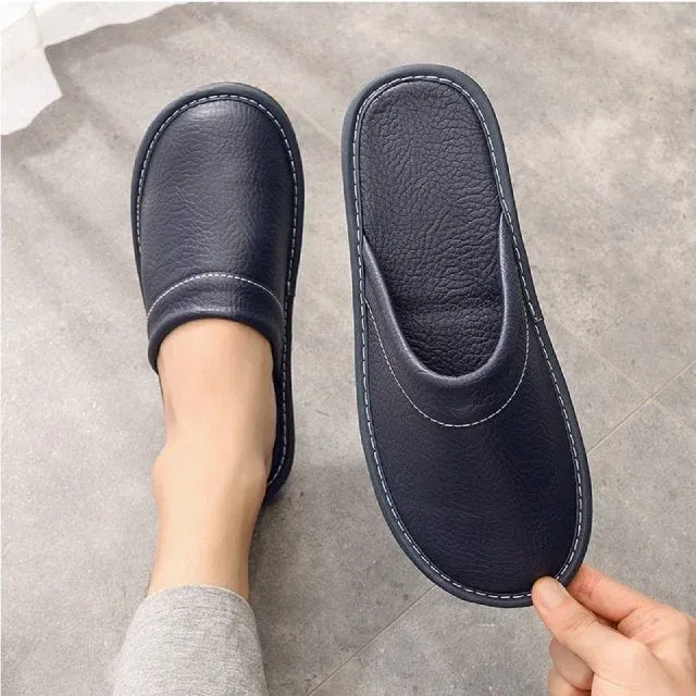 Men Fashionable Slippers Nonslip Autumn Winter Shoes