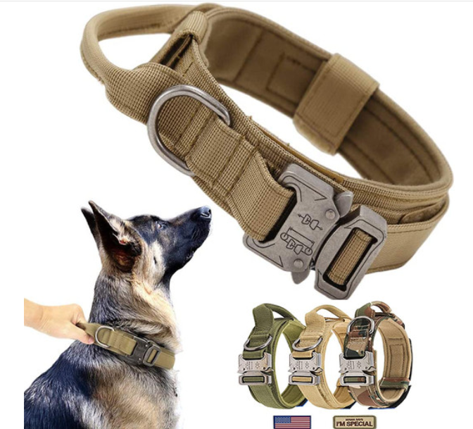 Adjustable Nylon Wear-Resistant Tactical Pet Collar