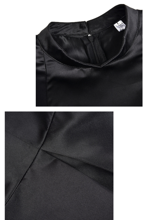 Elegant Short Sleeve A-line Dress