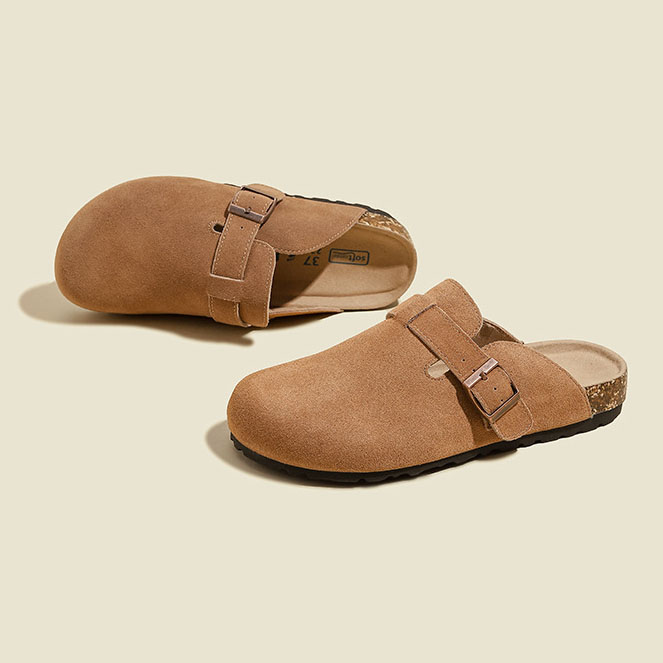 100% Vegan Suede Clogs