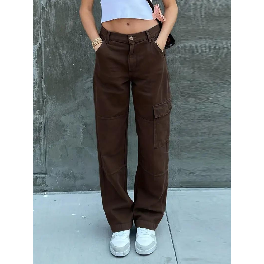 Ingrid - Cargo Pants - Casual - High-Quality Cotton - Perfect for Everyday Wear