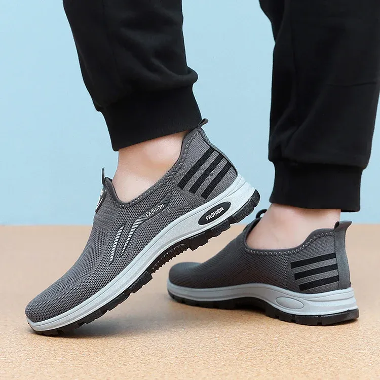 Men Slip-on Sneakers Light Orthopedic Shoes