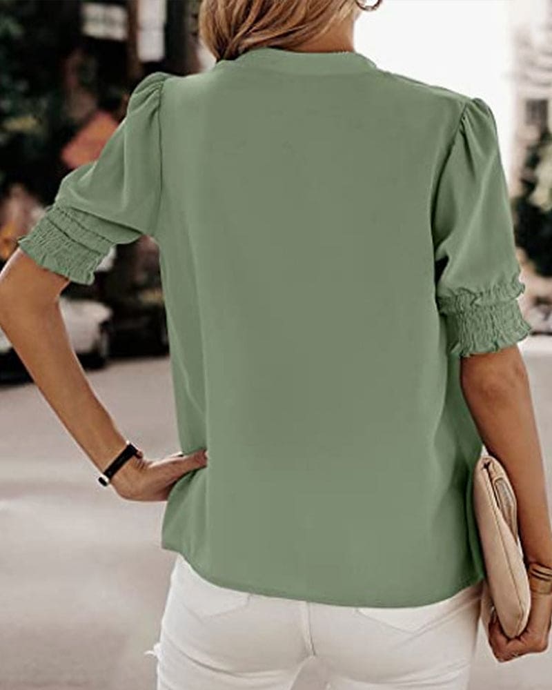 Flora V-Neck Blouse