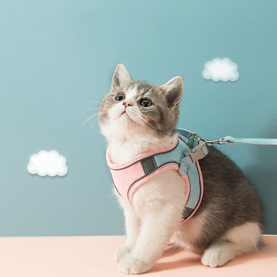 Escape-proof Cat Harness and Leash for Walking-gladdween