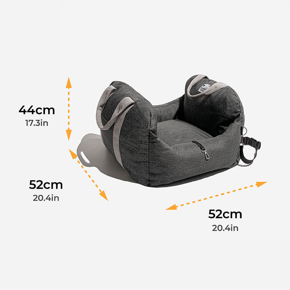 Travel Dog Car Seat Bed - Gymbag Water-Resistant-gladdween