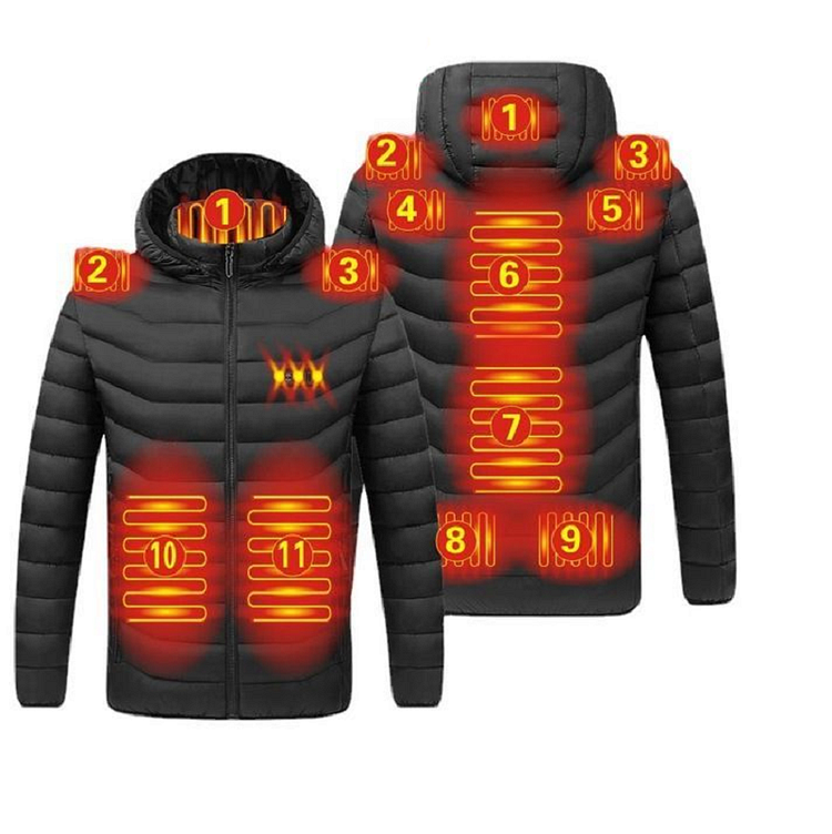 Electric 11 Areas Heated Hoodie Jacket