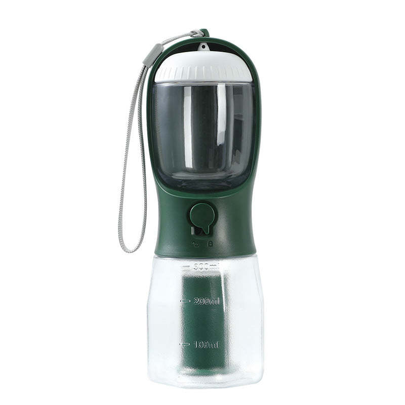 3in1 Dog Water Cup with Food and Waste Bag Holder