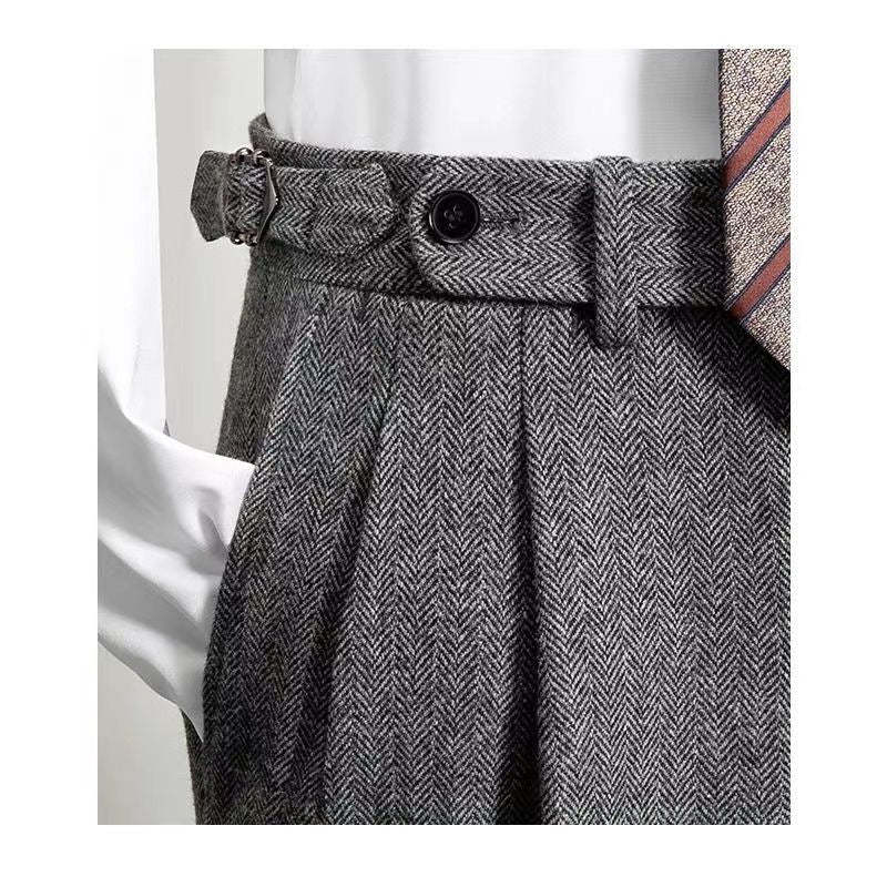Arturo - Men's leisure trousers in tweed