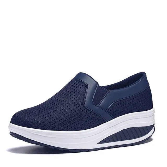 Orthopedic Women Shoes Breathable Slip On Arch Support Non-slip