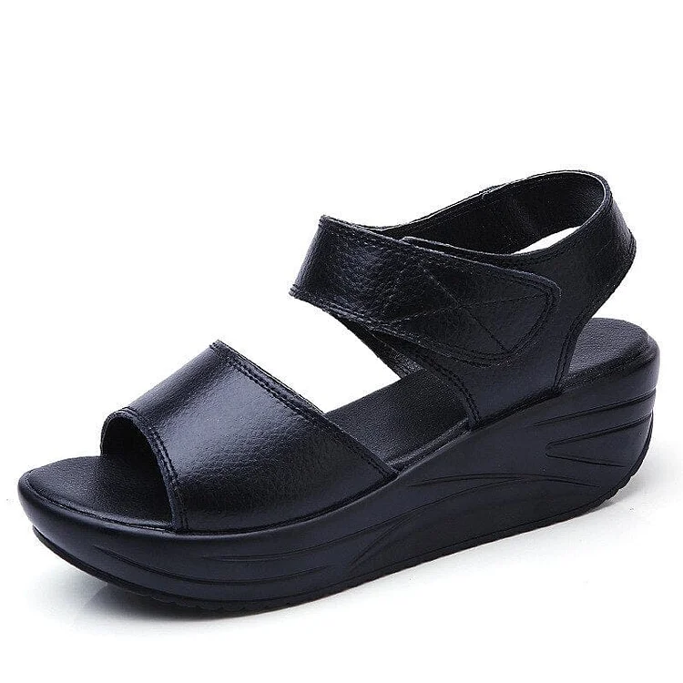 Women's Orthopedic Platform Sandals -Rocker Bottom Shoe