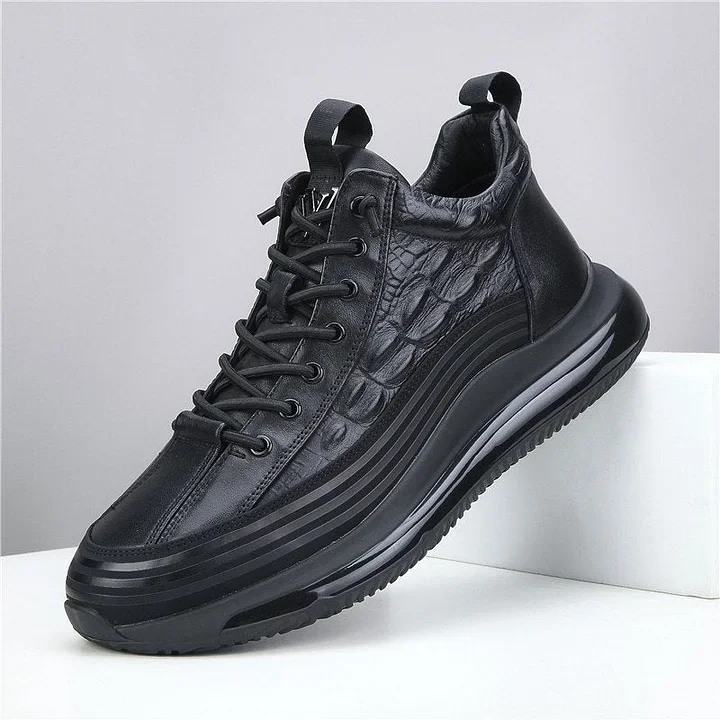 Men's Casual Cowhide Air Cushion Shoes