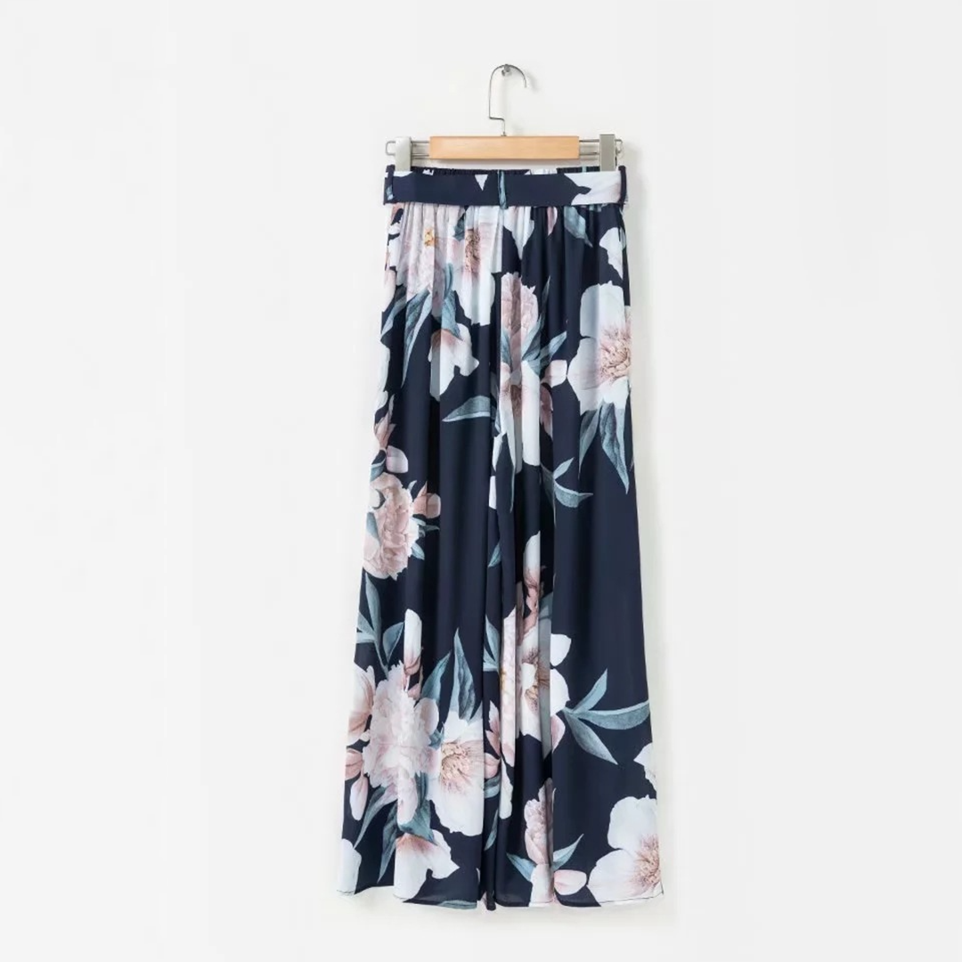 Euphemia - Wide Leg Pants - Chic - Polyester - Everyday Wear