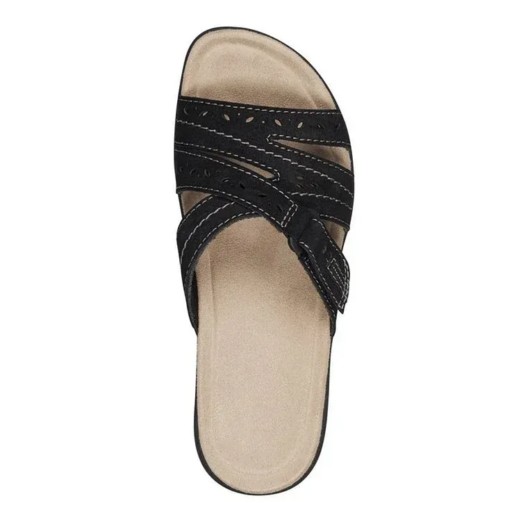 Leather Soft Footbed Orthopedic Arch-Support Shoes