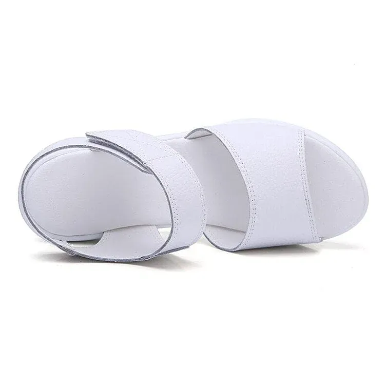 Women's Orthopedic Platform Sandals -Rocker Bottom Shoe
