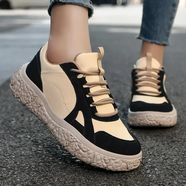 Women's Suede Patchwork Sport Shoes