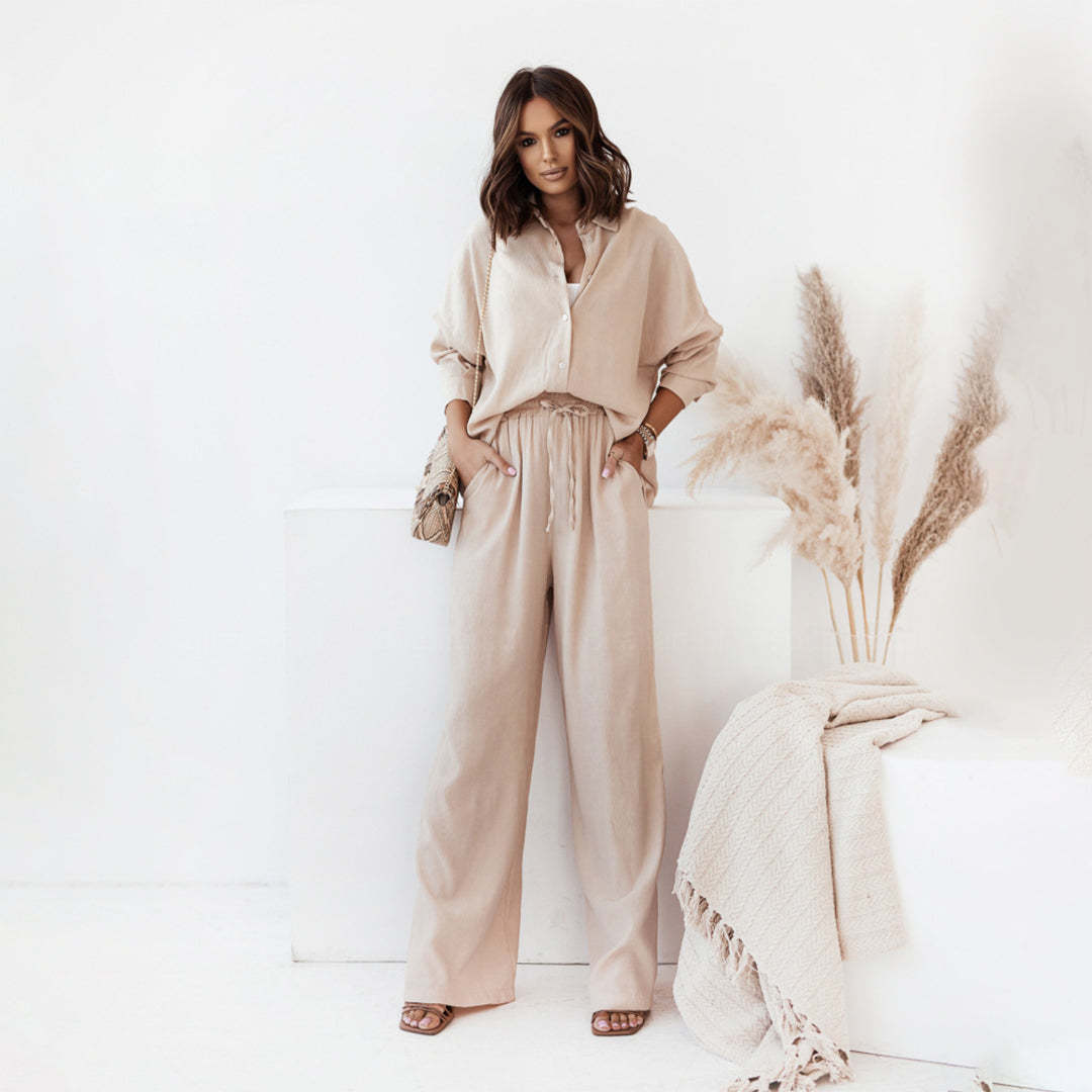 Iris - Outfit Set - Chic - Lightweight Cotton - Perfect for Casual Days