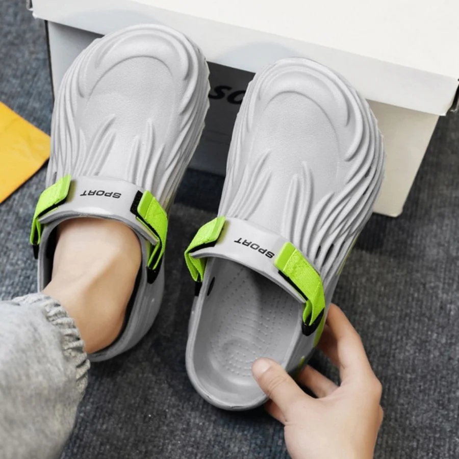 Orthopedic Garden Clogs for Men Non-Slip Lightweight Sport Sandals with Arch Support