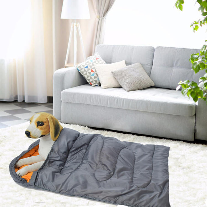 Dog Sleeping Bag Waterproof Warm Packable Dog Bed with Storage Bag 