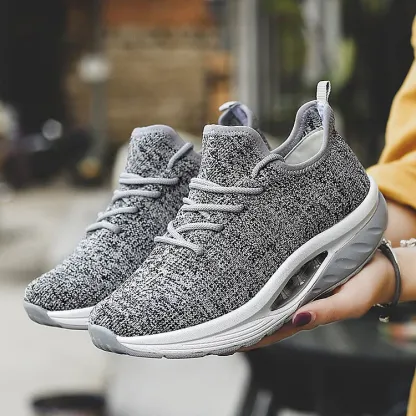 Women Cushioned Light Mesh Platform Orthopedic Sneakers