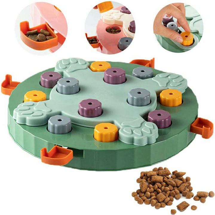 Cat Food Puzzle Feeder, Cat Treats Puzzle Toys-gladdween