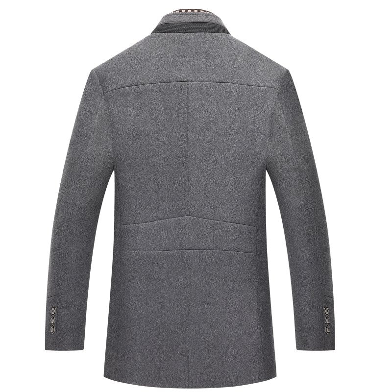 Business Wool Fashion Scarf Coat