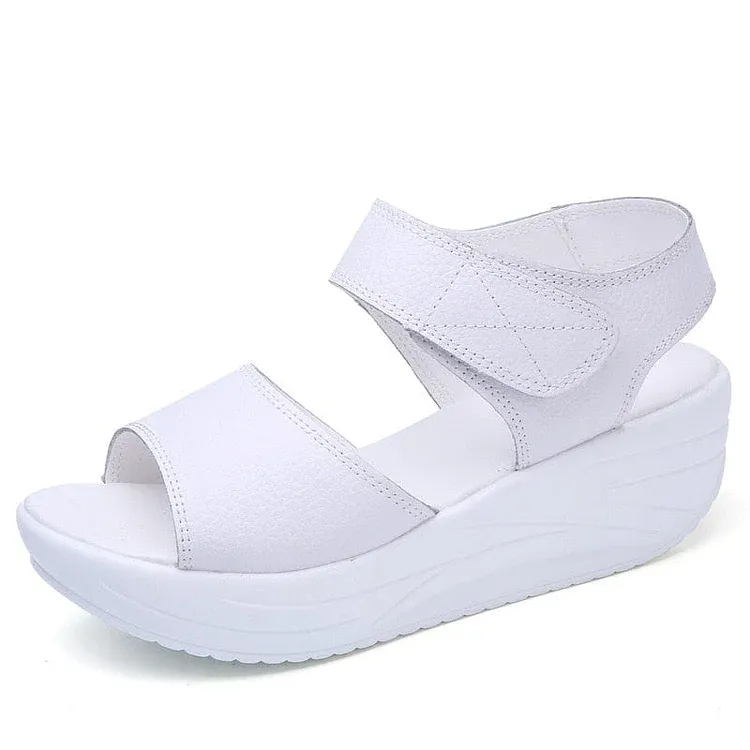 Women's Orthopedic Platform Sandals -Rocker Bottom Shoe