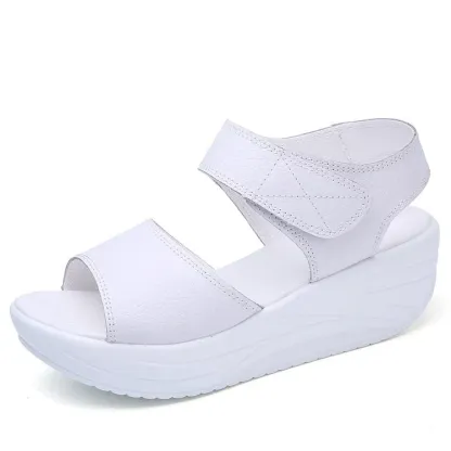 Women's Orthopedic Platform Sandals -Rocker Bottom Shoe