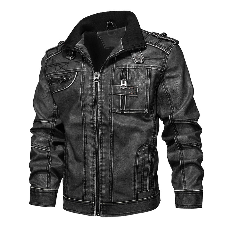 Men's Casual Leather Jacket