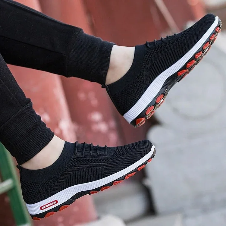 Men Walking Shoes Breathable Orthopedic Arch Support Non-slip Sneakers