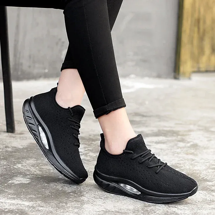 Women Cushioned Light Mesh Platform Orthopedic Sneakers