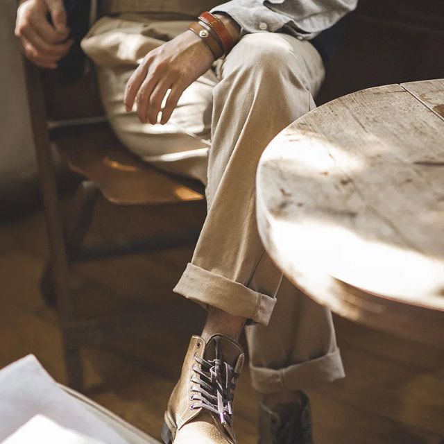 Harrison - Gurkha trousers with pleated front