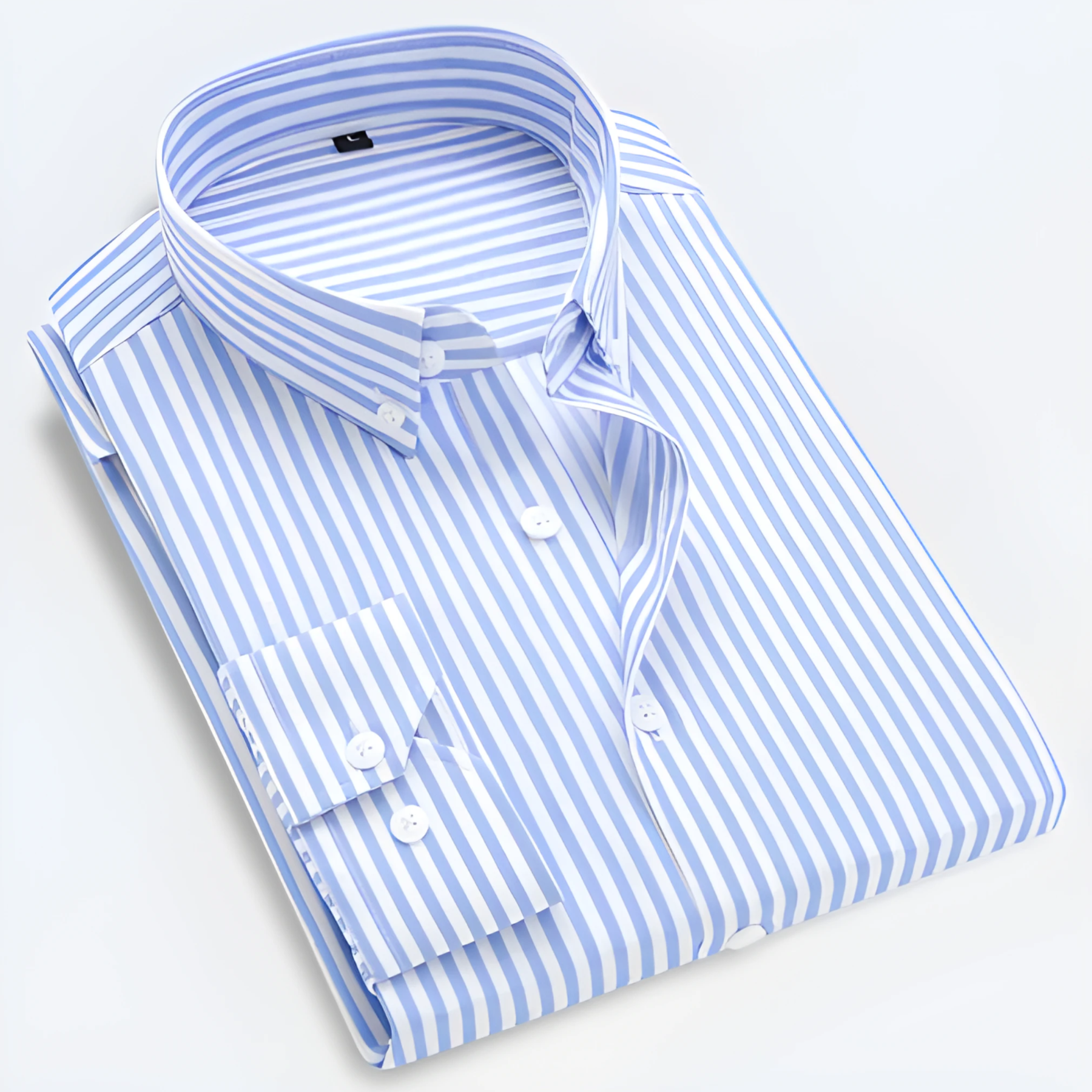 Men's Stripe Long Sleeved Shirt