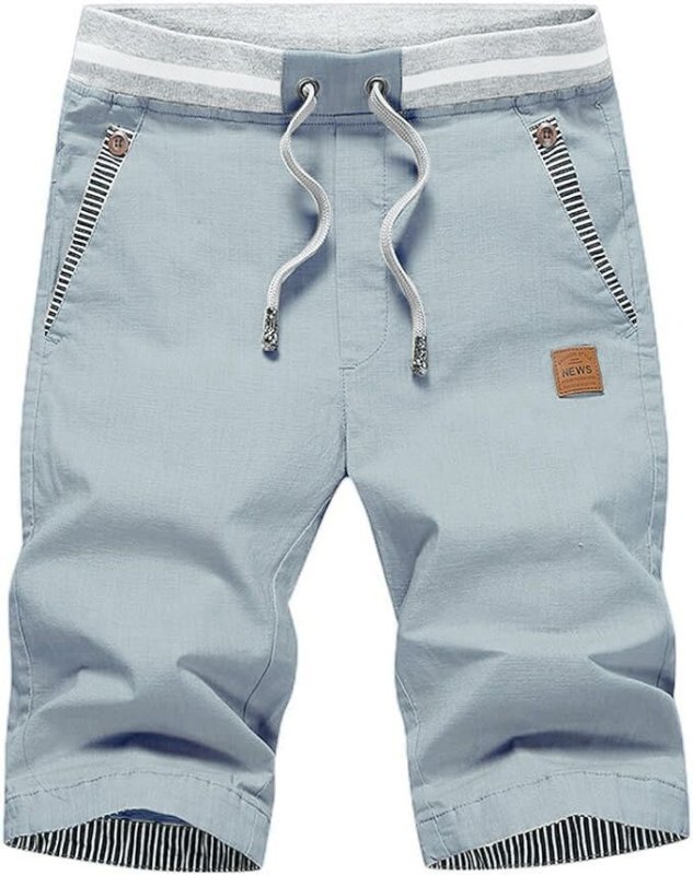 Men's Cotton Casual Quarter Pants