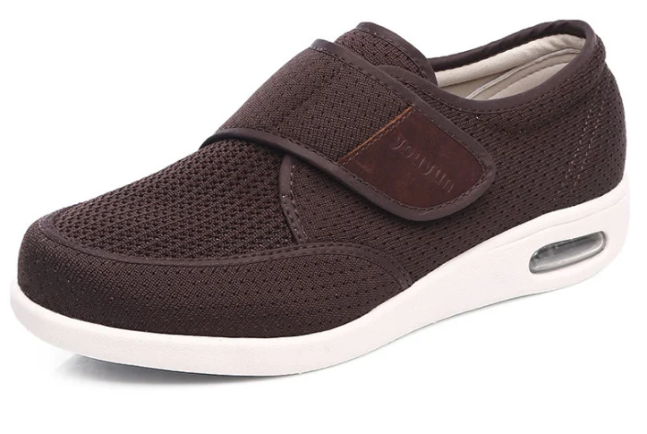 Orthopedic Wide Fit Walking Shoes for Swollen Feet and Diabetic Comfort