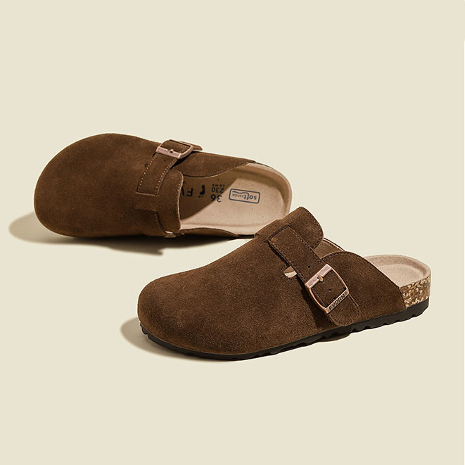 100% Vegan Suede Clogs