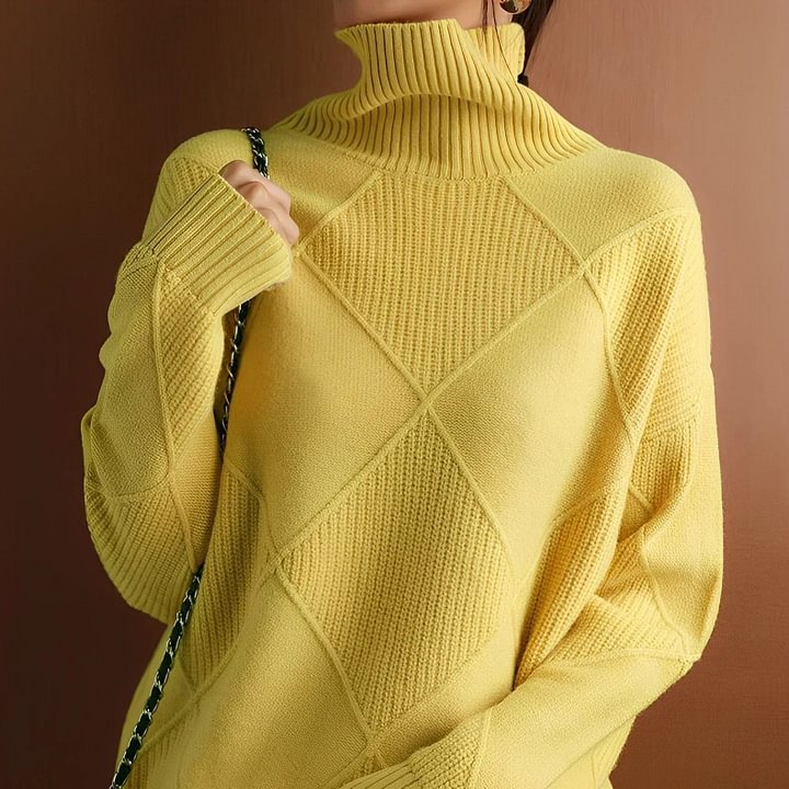Marie Cashmere Turtleneck Sweater