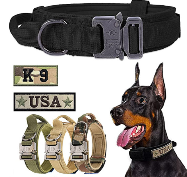 Adjustable Nylon Wear-Resistant Tactical Pet Collar