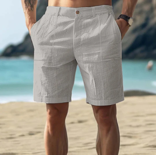 Men's Vacation Linen Summer Shorts