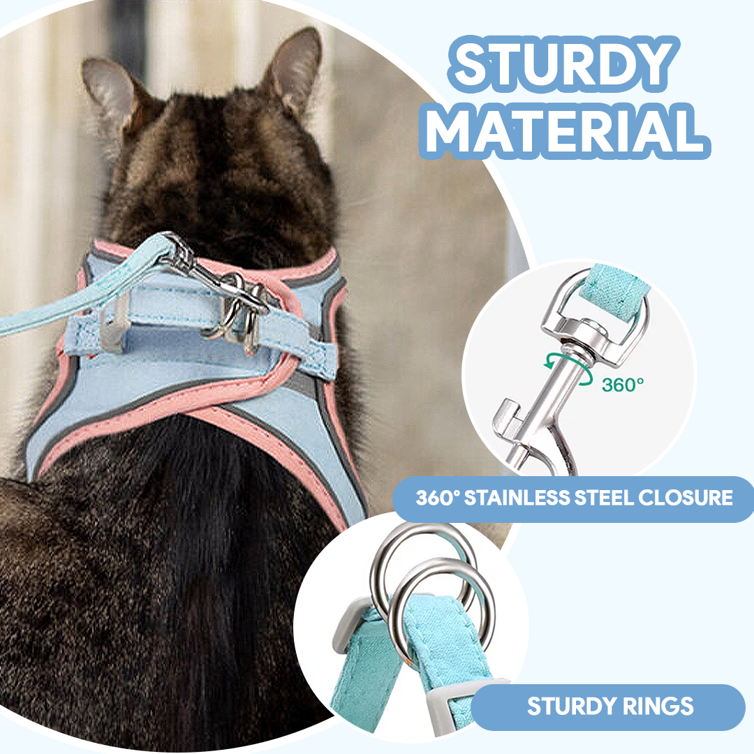 Breathable Cat Harness + Leash