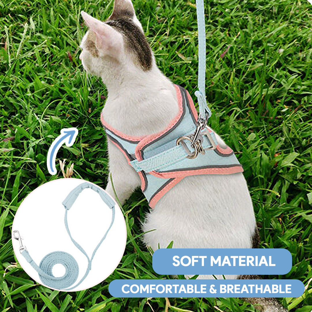 Breathable Cat Harness + Leash