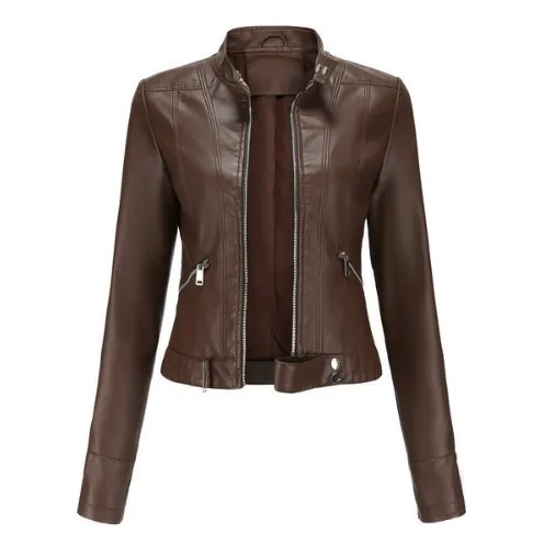 Elegant leather jacket