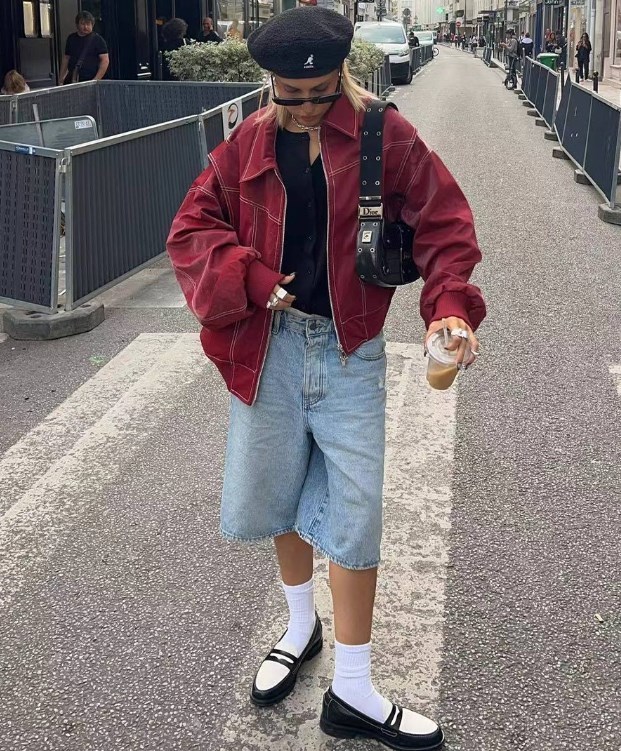 Leather jacket graves