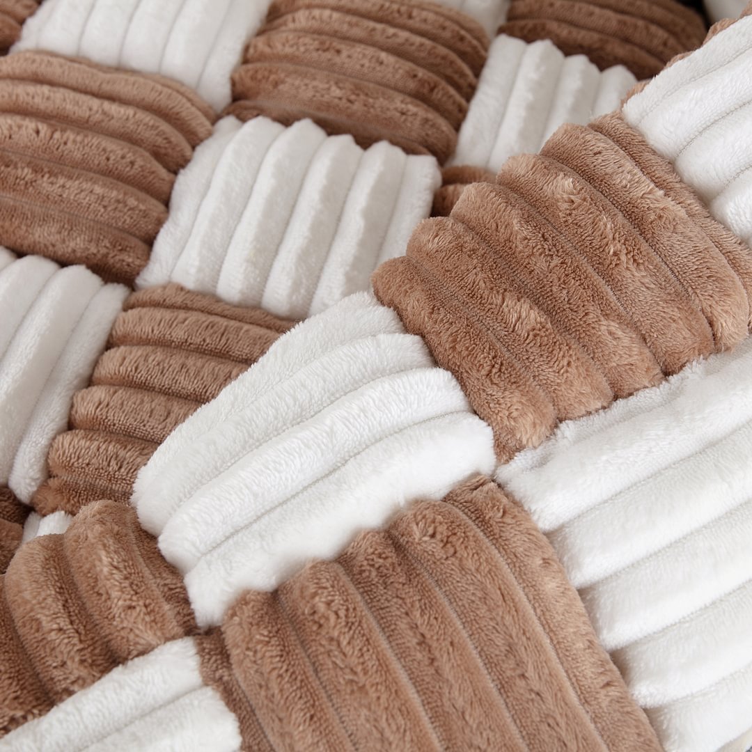 Large Plaid Square Pet Mat Bed Couch Cover